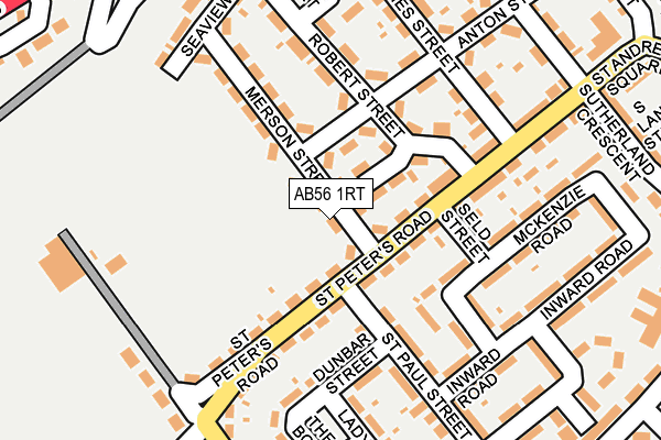 AB56 1RT map - OS OpenMap – Local (Ordnance Survey) AB56 1RT map - OS OpenMap – Local (Ordnance Survey)