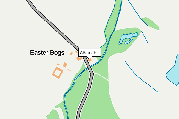 AB56 5EL map - OS OpenMap – Local (Ordnance Survey) AB56 5EL map - OS OpenMap – Local (Ordnance Survey)