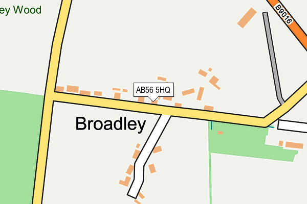 AB56 5HQ map - OS OpenMap – Local (Ordnance Survey) AB56 5HQ map - OS OpenMap – Local (Ordnance Survey)