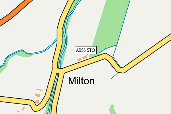 AB56 5TQ map - OS OpenMap – Local (Ordnance Survey) AB56 5TQ map - OS OpenMap – Local (Ordnance Survey)