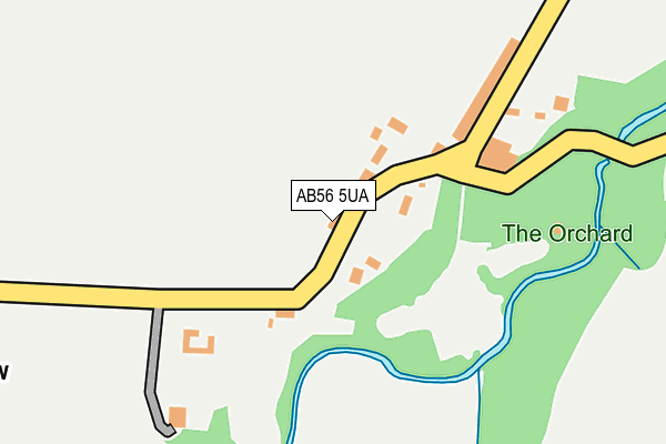 AB56 5UA map - OS OpenMap – Local (Ordnance Survey) AB56 5UA map - OS OpenMap – Local (Ordnance Survey)