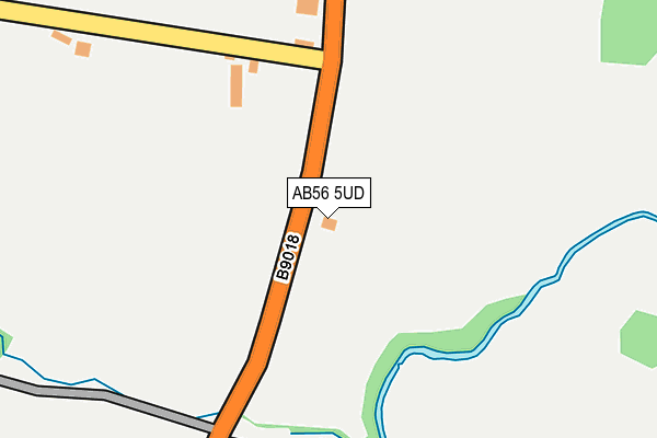 AB56 5UD map - OS OpenMap – Local (Ordnance Survey) AB56 5UD map - OS OpenMap – Local (Ordnance Survey)