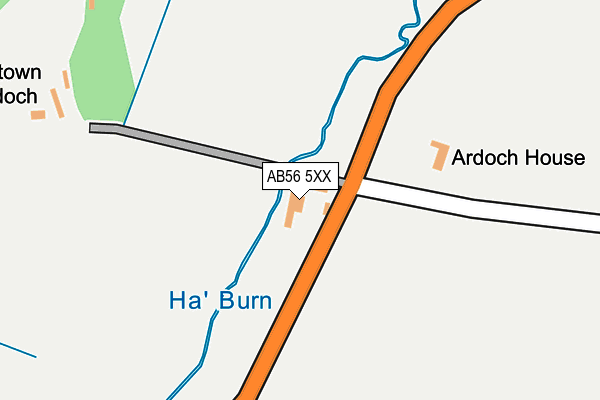 AB56 5XX map - OS OpenMap – Local (Ordnance Survey) AB56 5XX map - OS OpenMap – Local (Ordnance Survey)