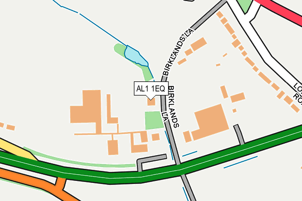 AL1 1EQ map - OS OpenMap – Local (Ordnance Survey) AL1 1EQ map - OS OpenMap – Local (Ordnance Survey)