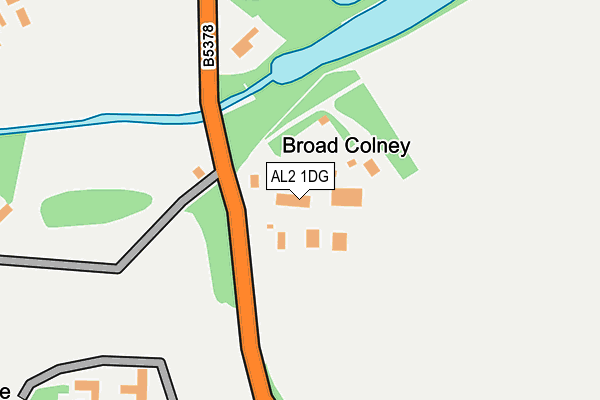 AL2 1DG map - OS OpenMap – Local (Ordnance Survey) AL2 1DG map - OS OpenMap – Local (Ordnance Survey)