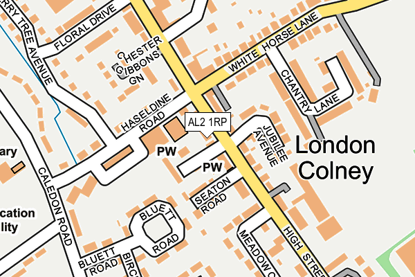AL2 1RP map - OS OpenMap – Local (Ordnance Survey) AL2 1RP map - OS OpenMap – Local (Ordnance Survey)