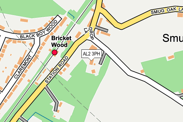 AL2 3PH map - OS OpenMap – Local (Ordnance Survey) AL2 3PH map - OS OpenMap – Local (Ordnance Survey)