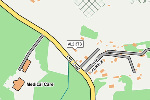 AL2 3TB map - OS OpenMap – Local (Ordnance Survey) AL2 3TB map - OS OpenMap – Local (Ordnance Survey)