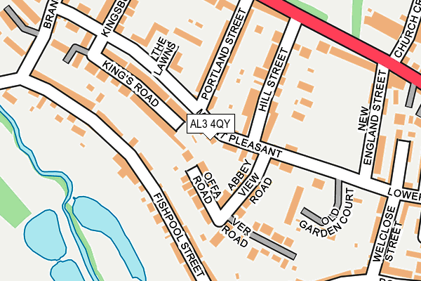 AL3 4QY map - OS OpenMap – Local (Ordnance Survey) AL3 4QY map - OS OpenMap – Local (Ordnance Survey)