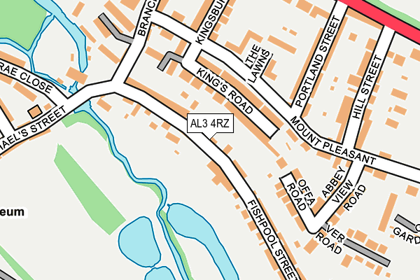 AL3 4RZ map - OS OpenMap – Local (Ordnance Survey) AL3 4RZ map - OS OpenMap – Local (Ordnance Survey)