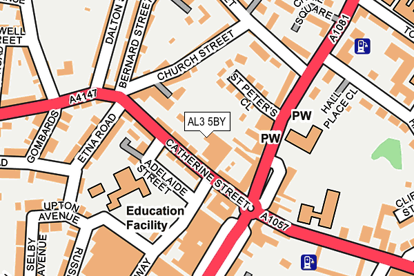 AL3 5BY map - OS OpenMap – Local (Ordnance Survey) AL3 5BY map - OS OpenMap – Local (Ordnance Survey)