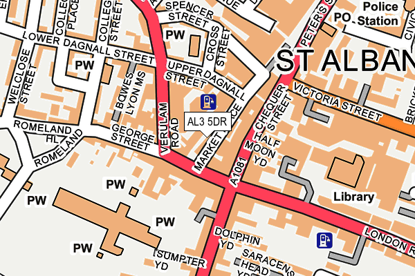 AL3 5DR map - OS OpenMap – Local (Ordnance Survey) AL3 5DR map - OS OpenMap – Local (Ordnance Survey)