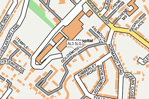 AL3 5LG map - OS OpenMap – Local (Ordnance Survey) AL3 5LG map - OS OpenMap – Local (Ordnance Survey)