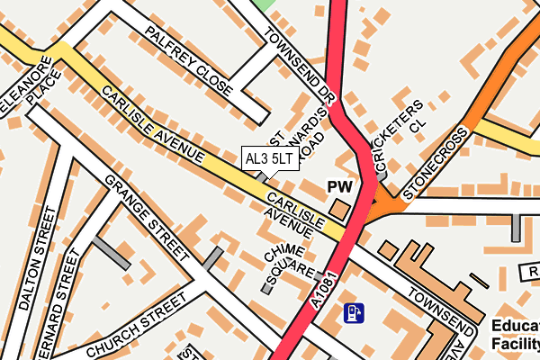 AL3 5LT map - OS OpenMap – Local (Ordnance Survey) AL3 5LT map - OS OpenMap – Local (Ordnance Survey)