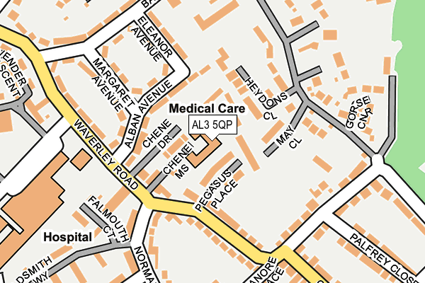 AL3 5QP map - OS OpenMap – Local (Ordnance Survey) AL3 5QP map - OS OpenMap – Local (Ordnance Survey)