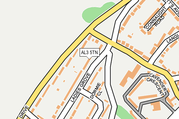 AL3 5TN map - OS OpenMap – Local (Ordnance Survey) AL3 5TN map - OS OpenMap – Local (Ordnance Survey)