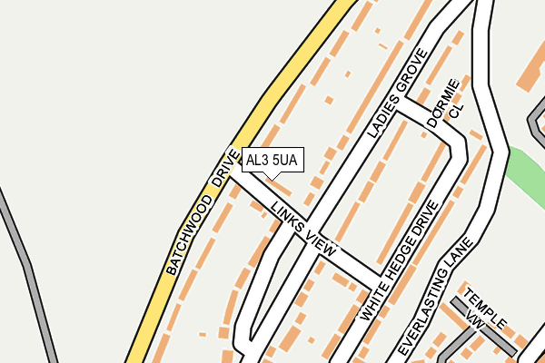 AL3 5UA map - OS OpenMap – Local (Ordnance Survey) AL3 5UA map - OS OpenMap – Local (Ordnance Survey)