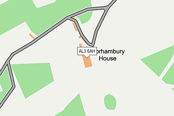 AL3 6AH map - OS OpenMap – Local (Ordnance Survey) AL3 6AH map - OS OpenMap – Local (Ordnance Survey)