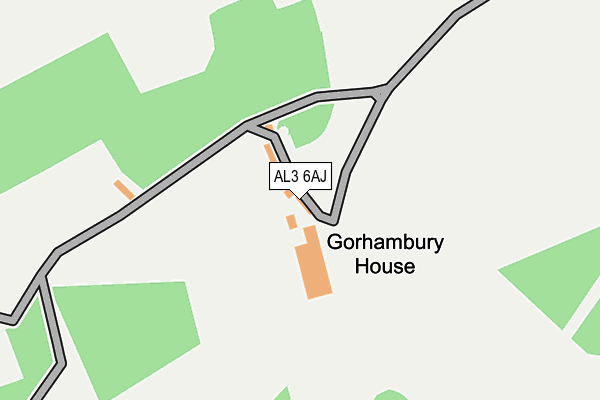 AL3 6AJ map - OS OpenMap – Local (Ordnance Survey) AL3 6AJ map - OS OpenMap – Local (Ordnance Survey)