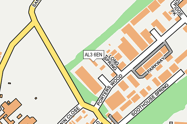 AL3 6EN map - OS OpenMap – Local (Ordnance Survey) AL3 6EN map - OS OpenMap – Local (Ordnance Survey)