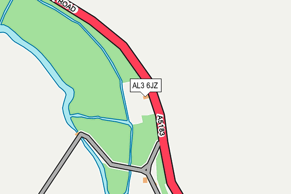 AL3 6JZ map - OS OpenMap – Local (Ordnance Survey) AL3 6JZ map - OS OpenMap – Local (Ordnance Survey)
