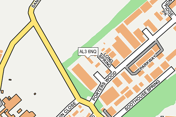 AL3 6NQ map - OS OpenMap – Local (Ordnance Survey) AL3 6NQ map - OS OpenMap – Local (Ordnance Survey)