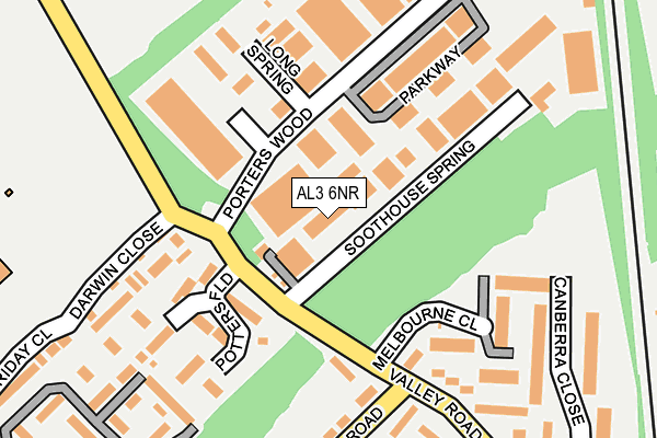 AL3 6NR map - OS OpenMap – Local (Ordnance Survey) AL3 6NR map - OS OpenMap – Local (Ordnance Survey)