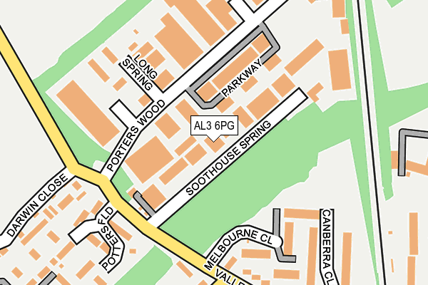 AL3 6PG map - OS OpenMap – Local (Ordnance Survey) AL3 6PG map - OS OpenMap – Local (Ordnance Survey)
