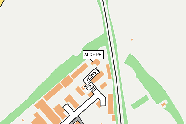 AL3 6PH map - OS OpenMap – Local (Ordnance Survey) AL3 6PH map - OS OpenMap – Local (Ordnance Survey)