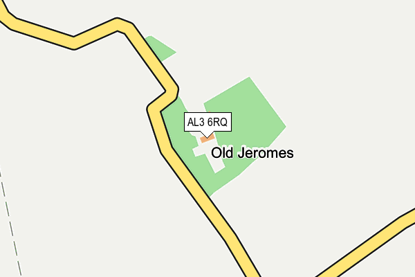 AL3 6RQ map - OS OpenMap – Local (Ordnance Survey) AL3 6RQ map - OS OpenMap – Local (Ordnance Survey)