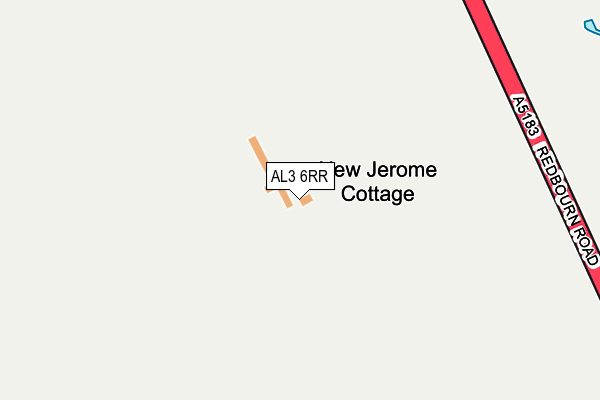 AL3 6RR map - OS OpenMap – Local (Ordnance Survey) AL3 6RR map - OS OpenMap – Local (Ordnance Survey)