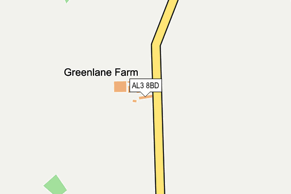 AL3 8BD map - OS OpenMap – Local (Ordnance Survey) AL3 8BD map - OS OpenMap – Local (Ordnance Survey)