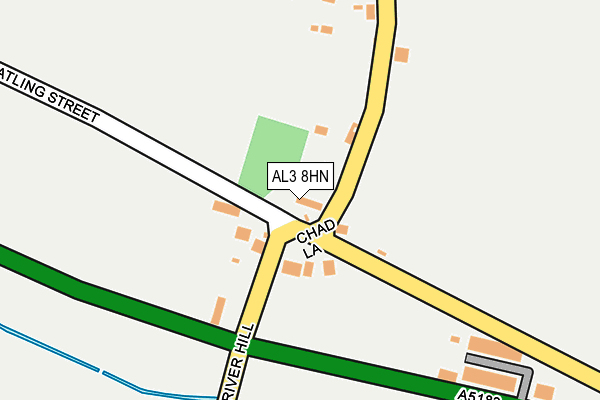 AL3 8HN map - OS OpenMap – Local (Ordnance Survey) AL3 8HN map - OS OpenMap – Local (Ordnance Survey)