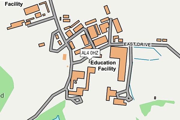 AL4 0HZ map - OS OpenMap – Local (Ordnance Survey) AL4 0HZ map - OS OpenMap – Local (Ordnance Survey)