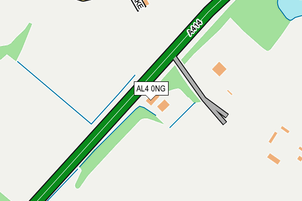 AL4 0NG map - OS OpenMap – Local (Ordnance Survey) AL4 0NG map - OS OpenMap – Local (Ordnance Survey)