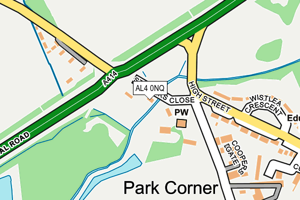 AL4 0NQ map - OS OpenMap – Local (Ordnance Survey) AL4 0NQ map - OS OpenMap – Local (Ordnance Survey)
