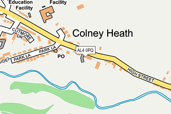 AL4 0PQ map - OS OpenMap – Local (Ordnance Survey) AL4 0PQ map - OS OpenMap – Local (Ordnance Survey)