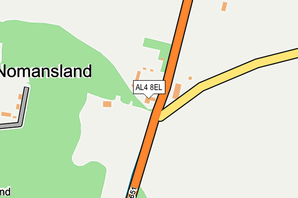 AL4 8EL map - OS OpenMap – Local (Ordnance Survey) AL4 8EL map - OS OpenMap – Local (Ordnance Survey)
