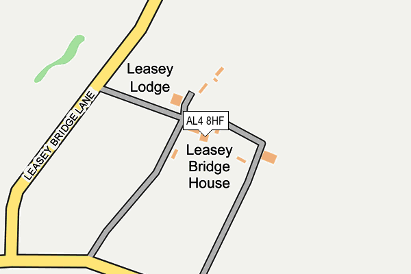 AL4 8HF map - OS OpenMap – Local (Ordnance Survey) AL4 8HF map - OS OpenMap – Local (Ordnance Survey)