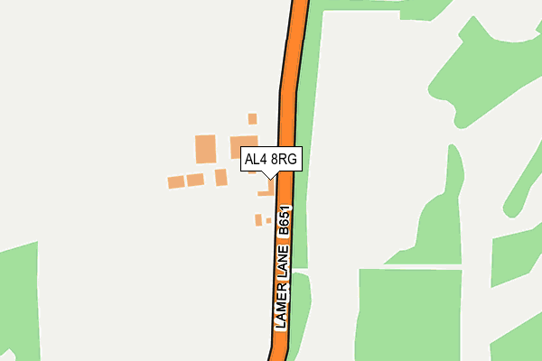 AL4 8RG map - OS OpenMap – Local (Ordnance Survey) AL4 8RG map - OS OpenMap – Local (Ordnance Survey)