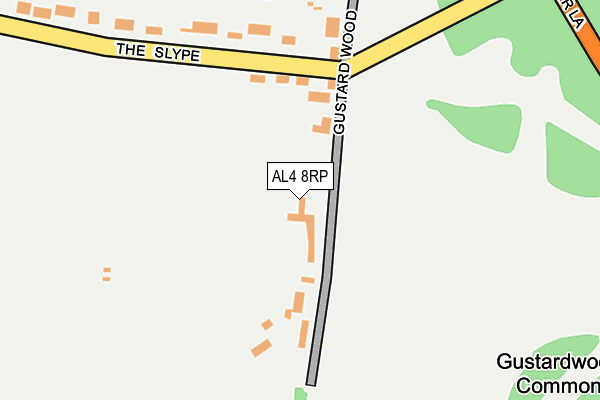 AL4 8RP map - OS OpenMap – Local (Ordnance Survey) AL4 8RP map - OS OpenMap – Local (Ordnance Survey)