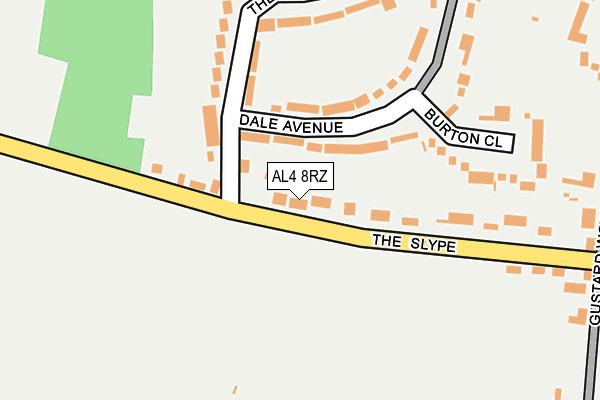 AL4 8RZ map - OS OpenMap – Local (Ordnance Survey) AL4 8RZ map - OS OpenMap – Local (Ordnance Survey)