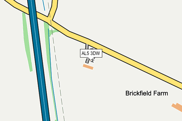 AL5 3DW map - OS OpenMap – Local (Ordnance Survey) AL5 3DW map - OS OpenMap – Local (Ordnance Survey)