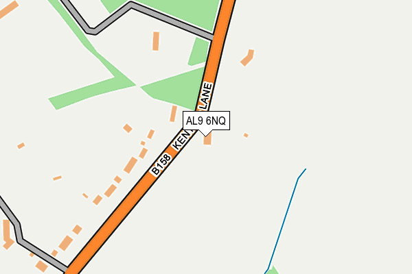 AL9 6NQ map - OS OpenMap – Local (Ordnance Survey) AL9 6NQ map - OS OpenMap – Local (Ordnance Survey)