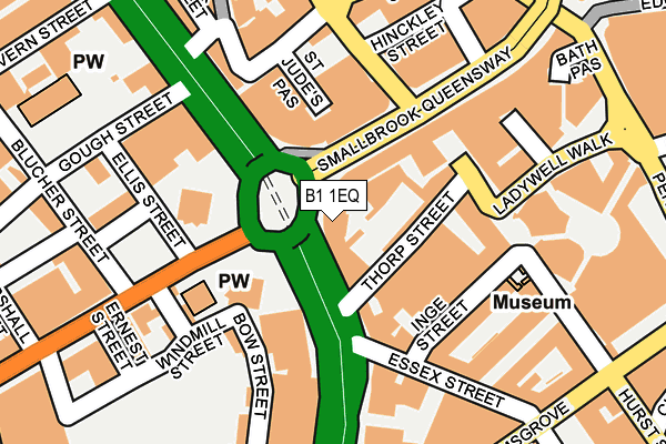 B1 1EQ map - OS OpenMap – Local (Ordnance Survey) B1 1EQ map - OS OpenMap – Local (Ordnance Survey)