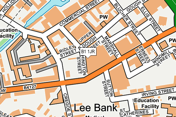 B1 1JR map - OS OpenMap – Local (Ordnance Survey) B1 1JR map - OS OpenMap – Local (Ordnance Survey)