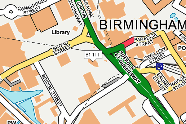 B1 1TT map - OS OpenMap – Local (Ordnance Survey) B1 1TT map - OS OpenMap – Local (Ordnance Survey)