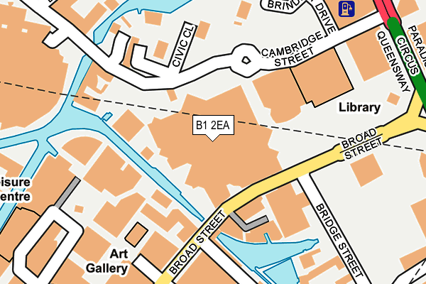 B1 2EA map - OS OpenMap – Local (Ordnance Survey) B1 2EA map - OS OpenMap – Local (Ordnance Survey)