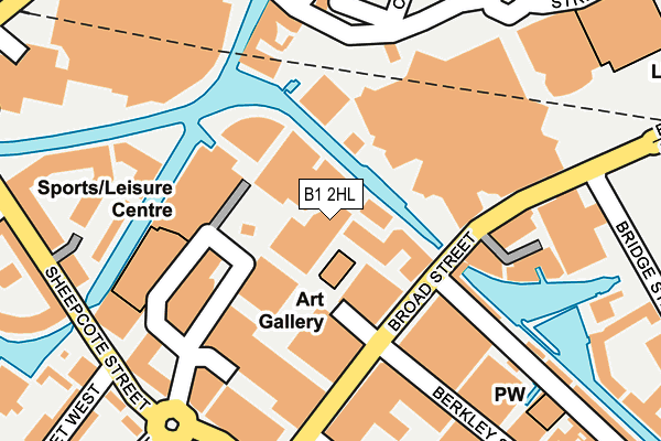 B1 2HL map - OS OpenMap – Local (Ordnance Survey) B1 2HL map - OS OpenMap – Local (Ordnance Survey)