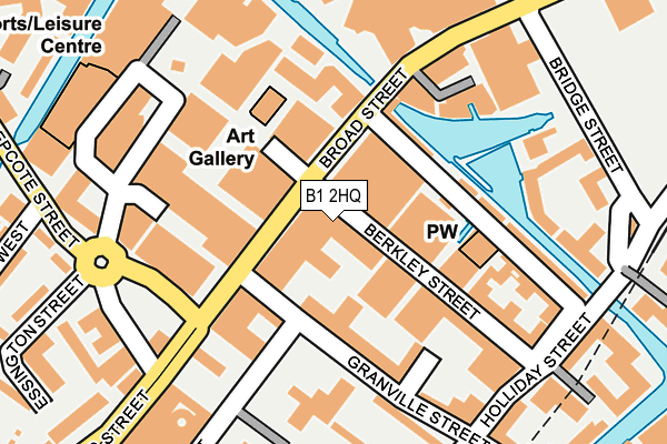 B1 2HQ map - OS OpenMap – Local (Ordnance Survey) B1 2HQ map - OS OpenMap – Local (Ordnance Survey)